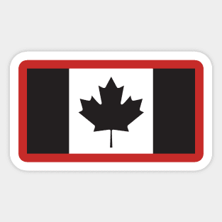 Canadian Flag Sticker